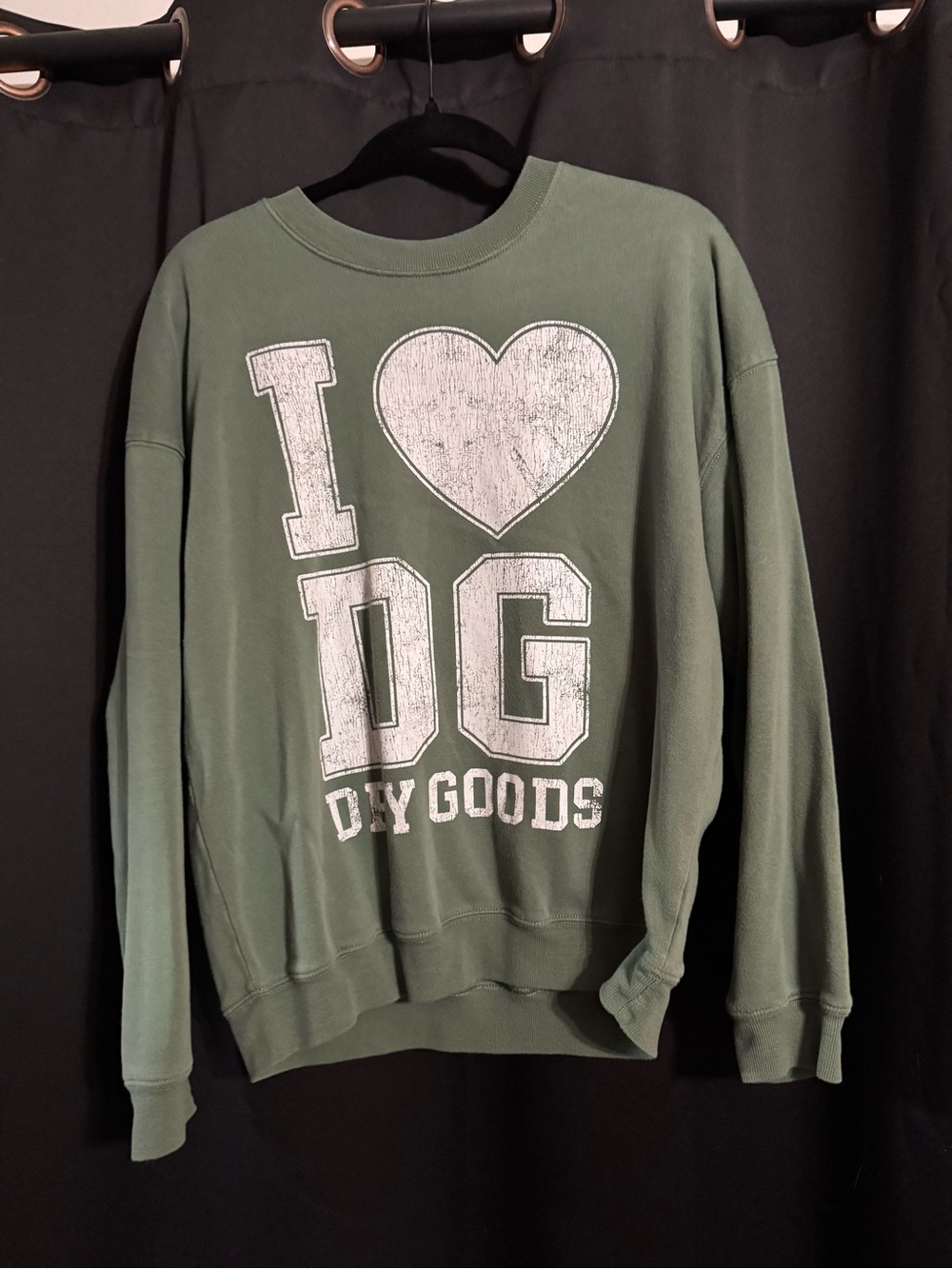 Dry Goods Olive Green Sweatshirt
